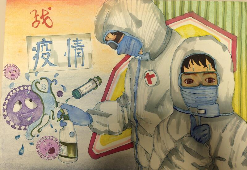 “疫情當(dāng)前，孩子們有‘畫’說(shuō)”作品展播（三十五）