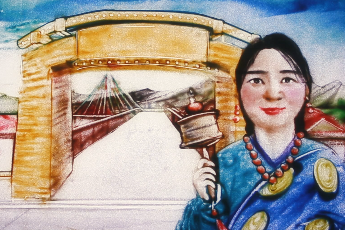 沙畫|奮力追夢(mèng)！2020決戰(zhàn)脫貧攻堅(jiān)“甘肅卷”