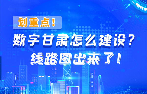 圖解|劃重點！數字甘肅怎么建設？線路圖出來了！