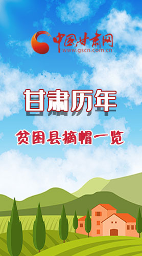 長(zhǎng)圖|75→0，一圖回顧甘肅貧困縣摘帽時(shí)間