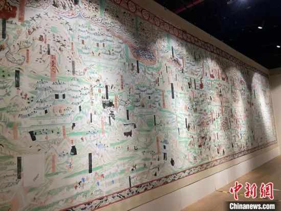 圖為展覽現(xiàn)場。　江楊燁 攝