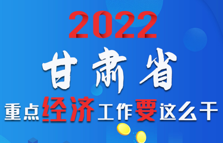 【甘快看·圖解】速覽！2022甘肅省重點(diǎn)經(jīng)濟(jì)工作要這么干！