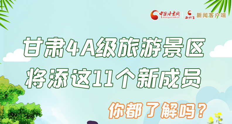 圖解|甘肅4A級(jí)旅游景區(qū)將添這11個(gè)新成員 你都了解嗎？