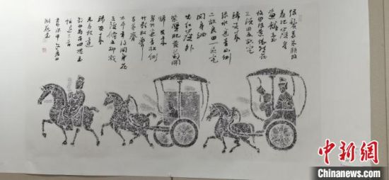 圖為傳拓作品?！〈蘖?攝