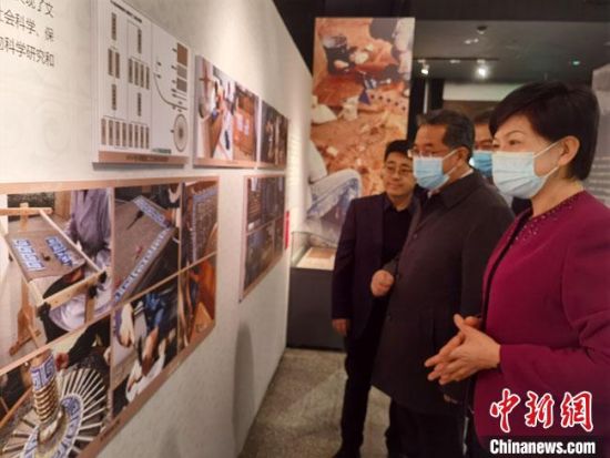 圖為展覽現場。　馮志軍 攝