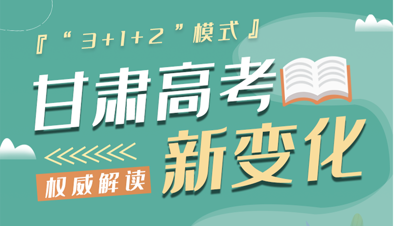 長圖|甘肅2024年高考新變化：“3+1+2”模式提前了解！