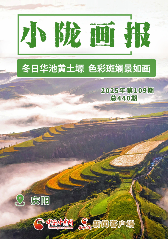 【小隴畫報·440期】冬日華池黃土塬 色彩斑斕景如畫
