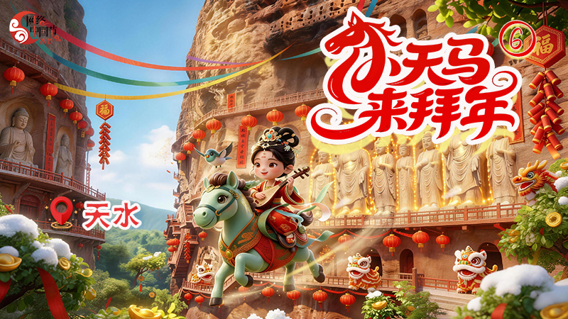 小天馬來(lái)拜年⑥|在麥積山，我找到了溫暖千年的“表情包”