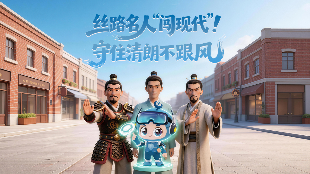 AI短視頻|絲路名人“闖現(xiàn)代”!守住清朗不跟風(fēng)